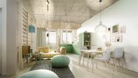 360° Teamgeist Resort - Rendering Apartmentbeispiel
