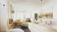 360° Teamgeist Resort - Rendering Apartmentbeispiel