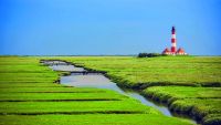 An der Nordsee am Leuchtturm Westerhever