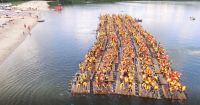 Weltrekord-Floß von Teamgeist AG