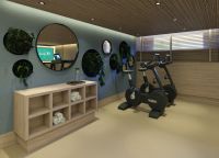 Thurgau Travel - MS Thurgau Avanti Fitnessbereich (Rendering)