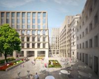 Leonardo Royal Nürnberg - Außenansicht mit Hof Rendering