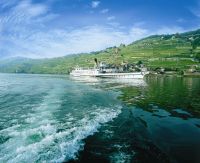 Kanton Waadt - Lavaux mit CGN-Schiff