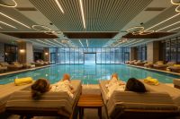 Megasaray Mount Erciyes - Relaxen am Indoor-Pool mit Outdoor-Zugang