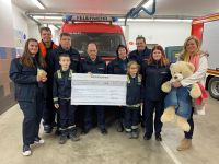DKD Löwenzahn Schwerin - Spendenübergabe Jugendfeuerwehr Brüsewitz
