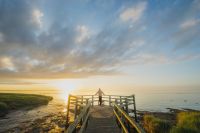 Amrum - Sonnenaufgang in Nebel