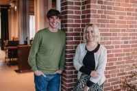 Hotel Südspeicher - Bauherr Bo Teichmann und neue Hotelleiterin Manon Möller 