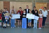 DKD Regensburg - Spendenübergabe Spendenlauf Grundschule Tegernheim
