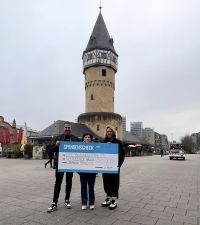 Eintracht-Fanclub EFC Business Eagles Frankfurt unterstützt Stützende Hände e.V.