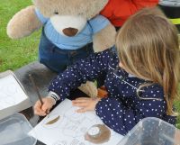 DKD Frankfurt - Kindermalaktion beim Polo-Club