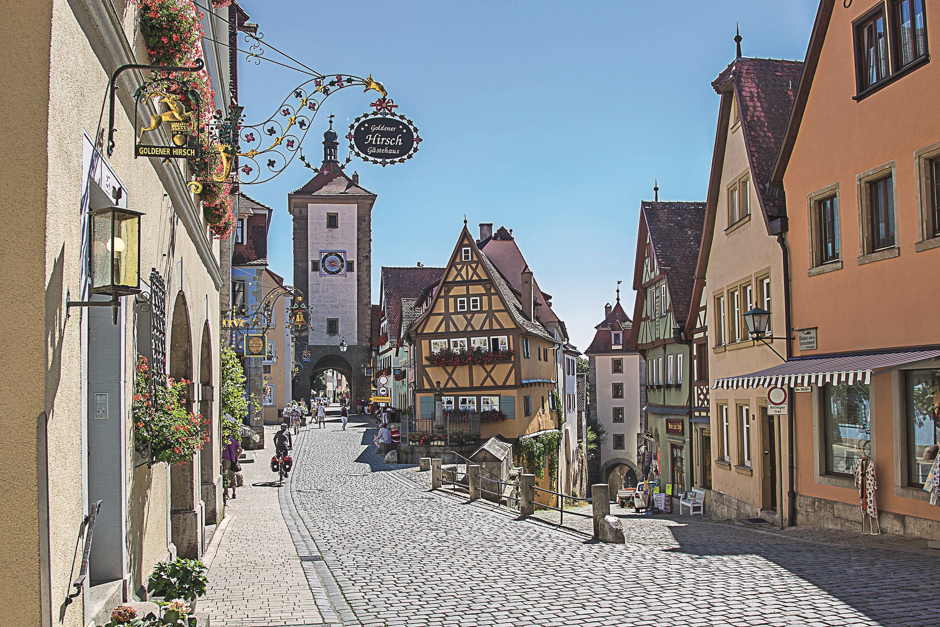 Rothenburg ob der Tauber bei der großen Deutschland-Tour