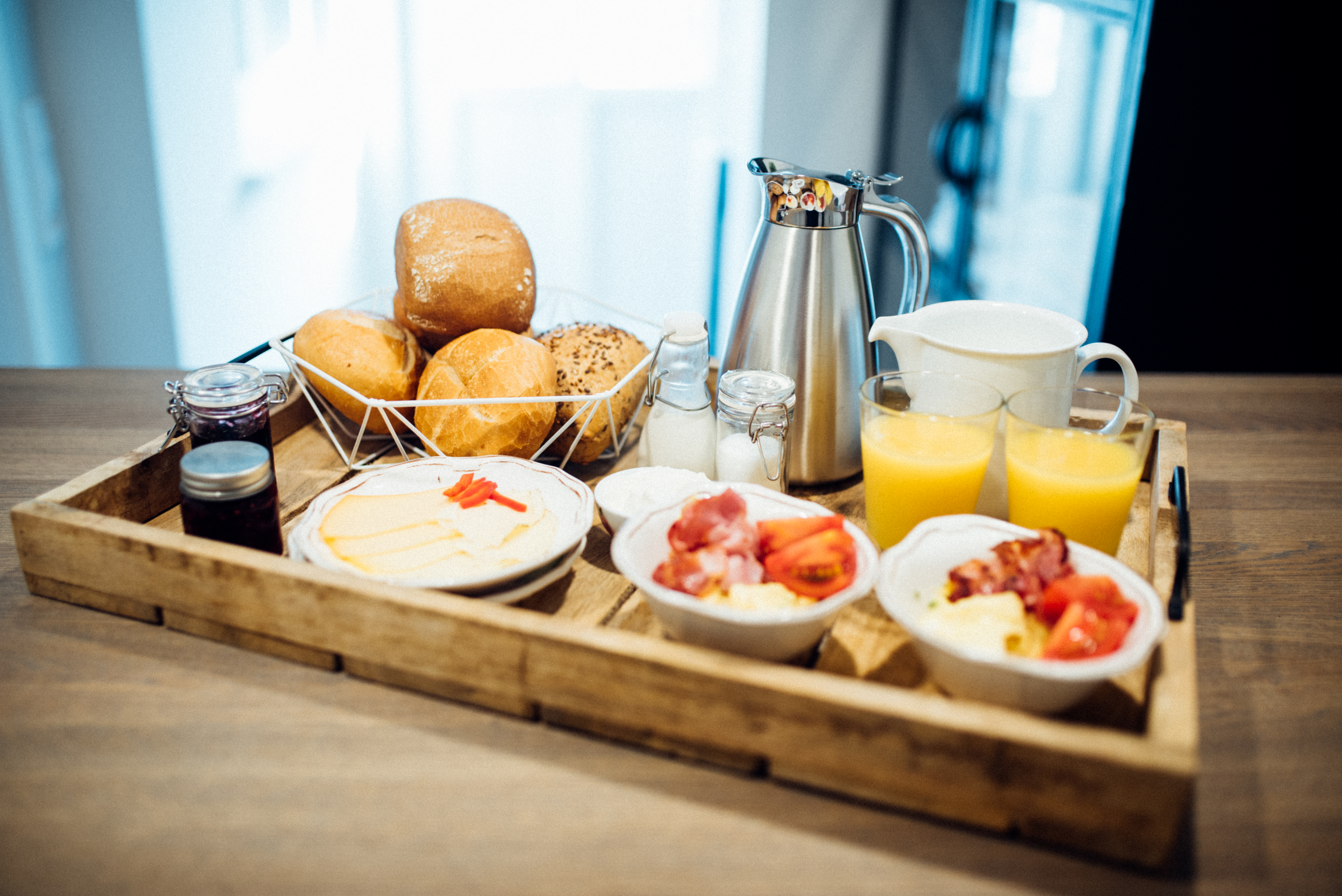 Frühstück in der Suite im Hotel Tweed