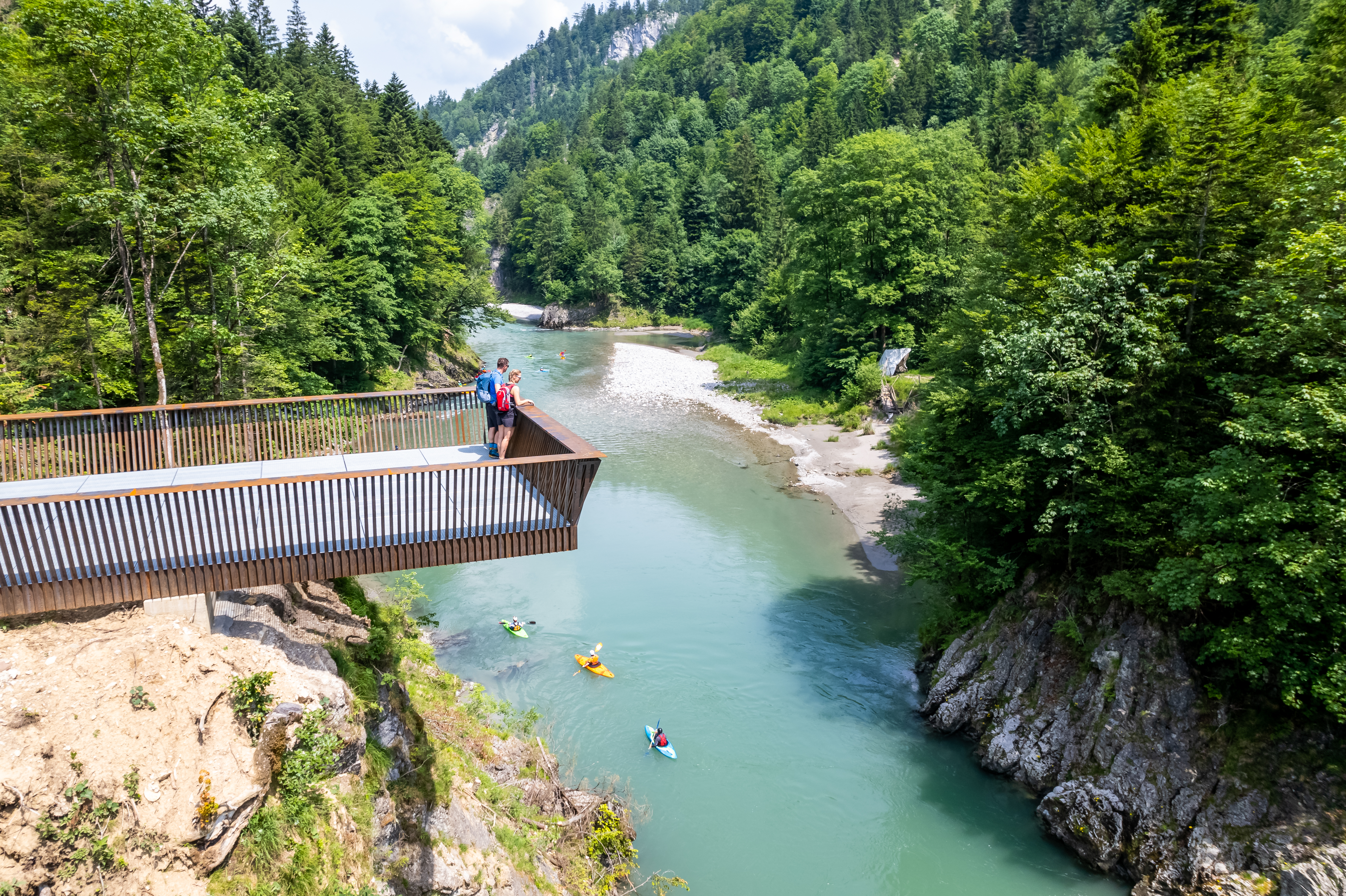 Kaiserwinkl - Sommer: Schmugglerweg mit Panorama-Plattform