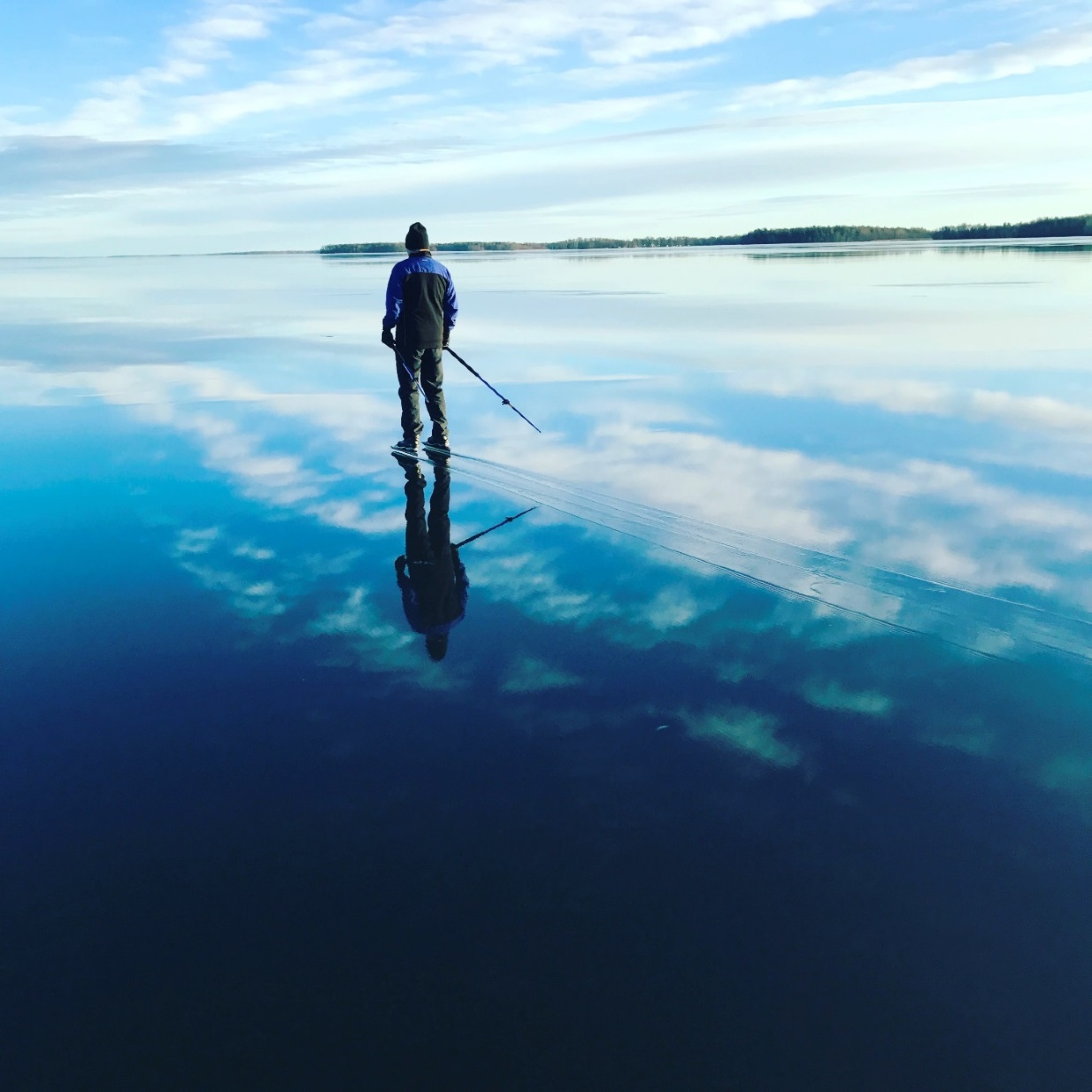 Walk on Water im Katrinelund in Schweden
