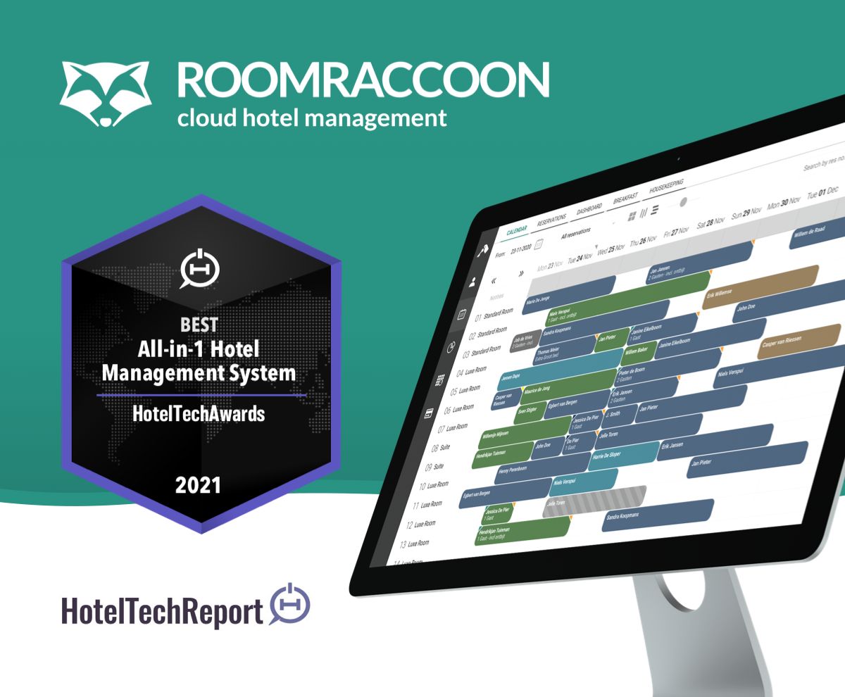 RoomRaccoon - HotelTechAward Gewinner 2021