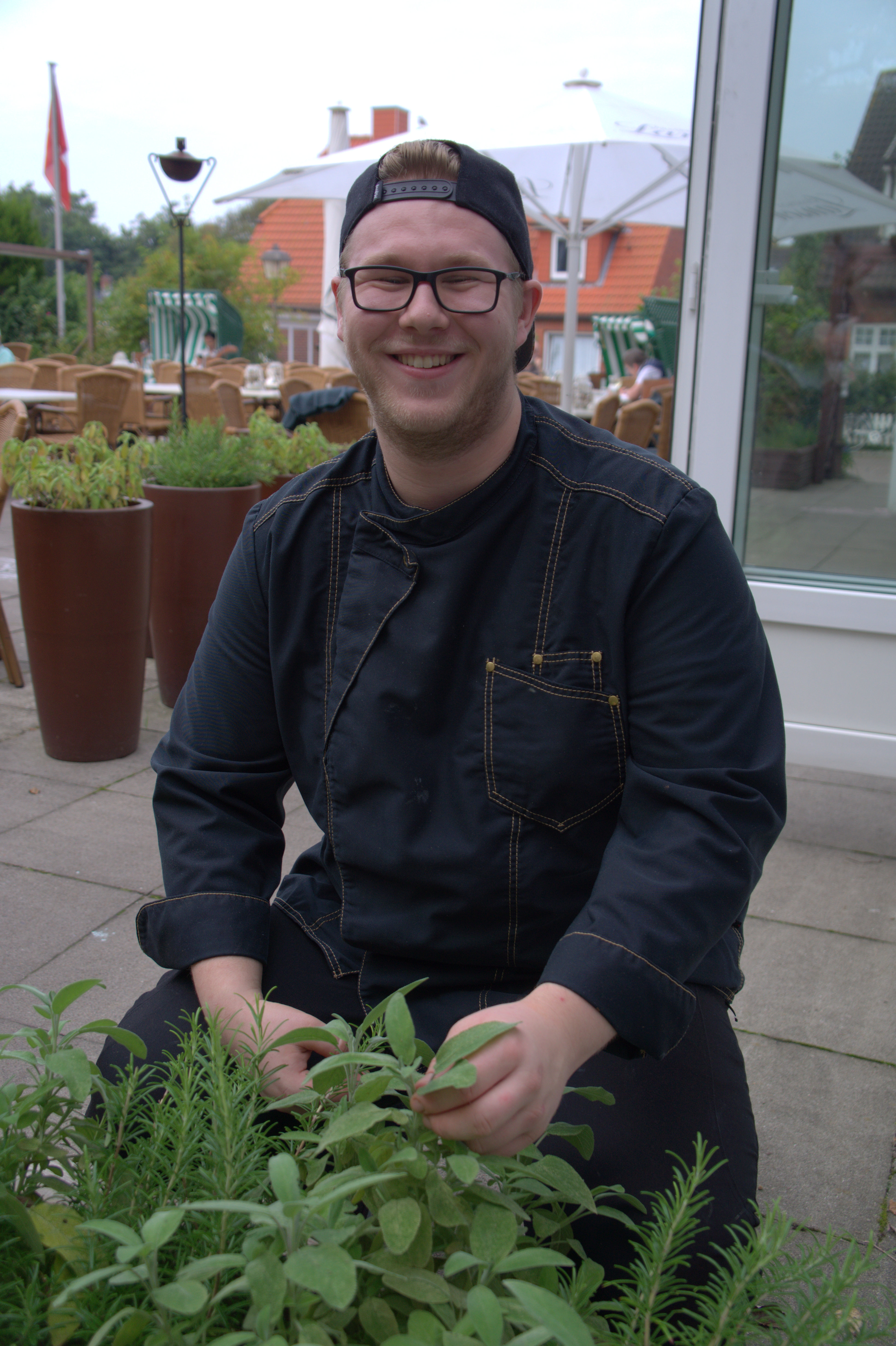 Leo Hammer mit „grünstem“ Gericht aus Wildaustern 