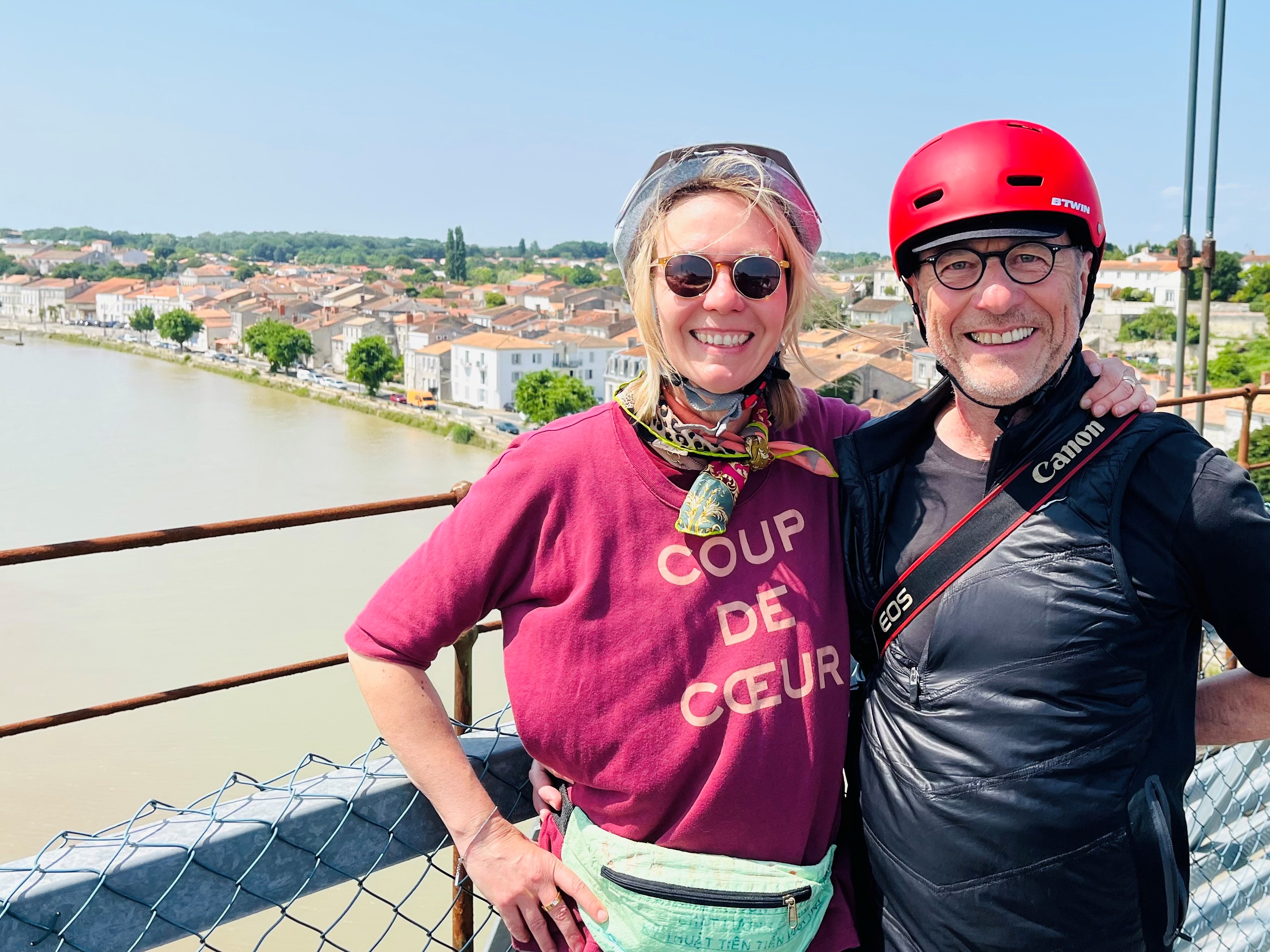 Angela und Georg Berg in der Charente